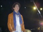 Nick during soundcheck